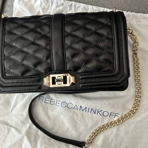 Rebecca Minkoff Chevron Quilted Love Crossbody